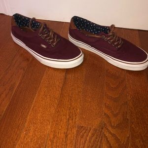 Maroon vans